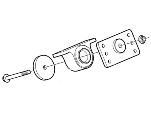 Volvo Engine Mount Rubber Element - Image 2