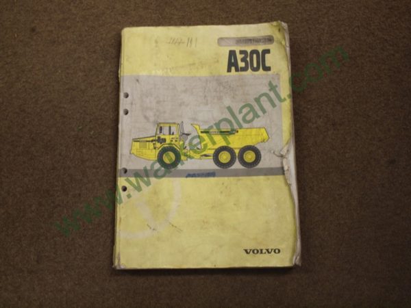 Volvo A30C Dump-truck Hauler Operators Manual Swedish - Image 2