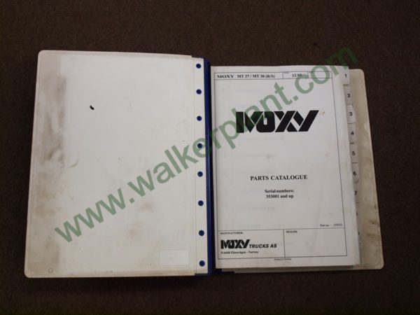 Moxy MT27 MT30 Dumper Dump-truck Parts Book