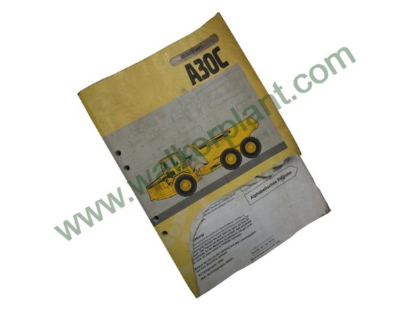 Volvo A30C Dump-truck Hauler Operators Manual German