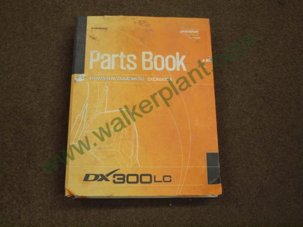 Daewoo Doosan DX300LC Excavator Parts Book SOLD