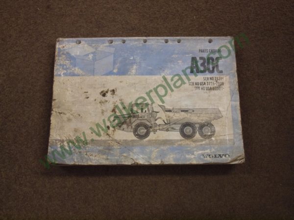 Volvo A30C Dump-truck Hauler Parts Book 636 6697793